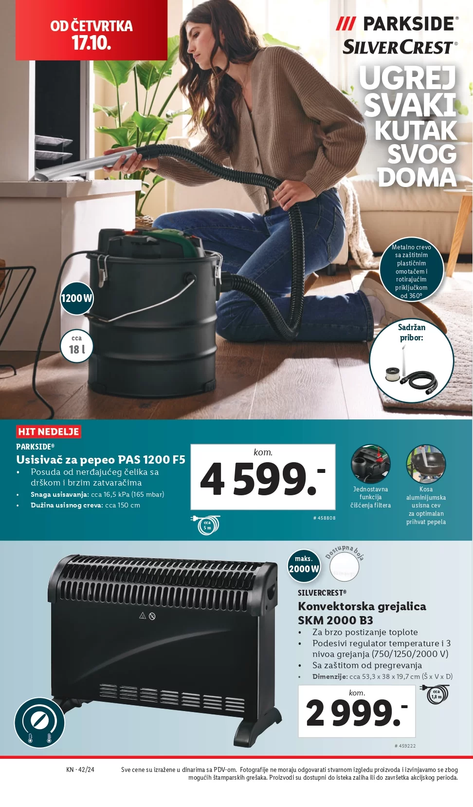 Lidl katalog NEPREHRANA 17-23.10.2024.