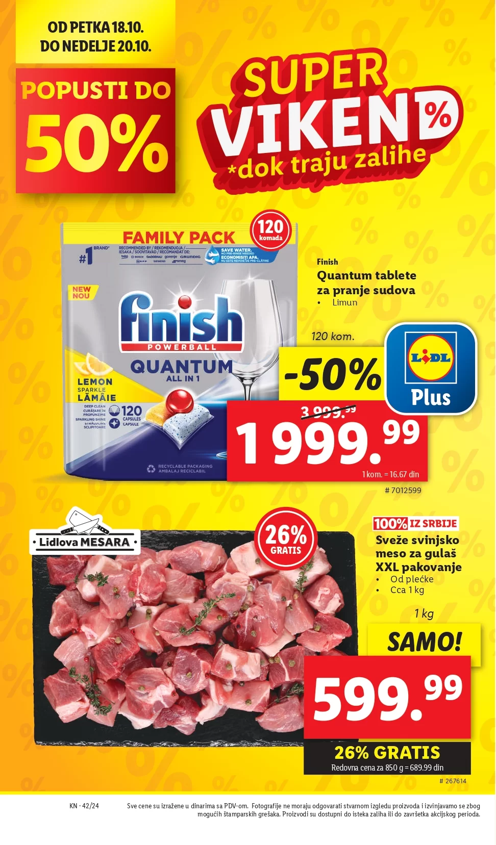 Lidl katalog NEPREHRANA 17-23.10.2024.
