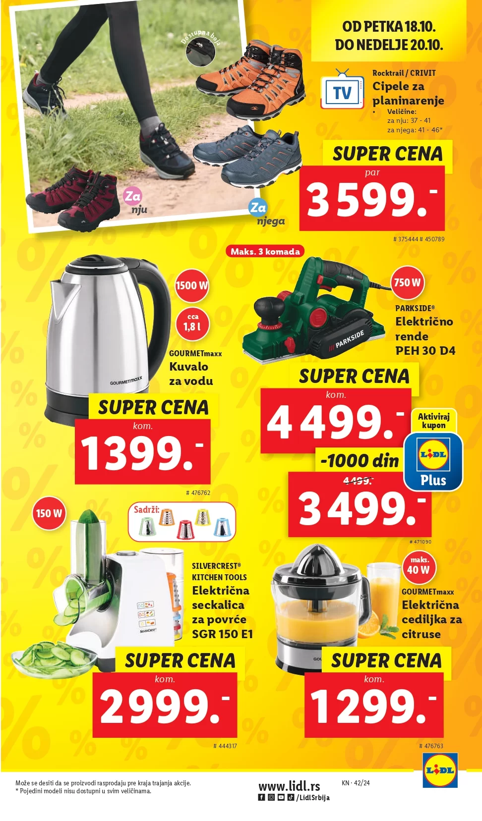 Lidl katalog NEPREHRANA 17-23.10.2024.