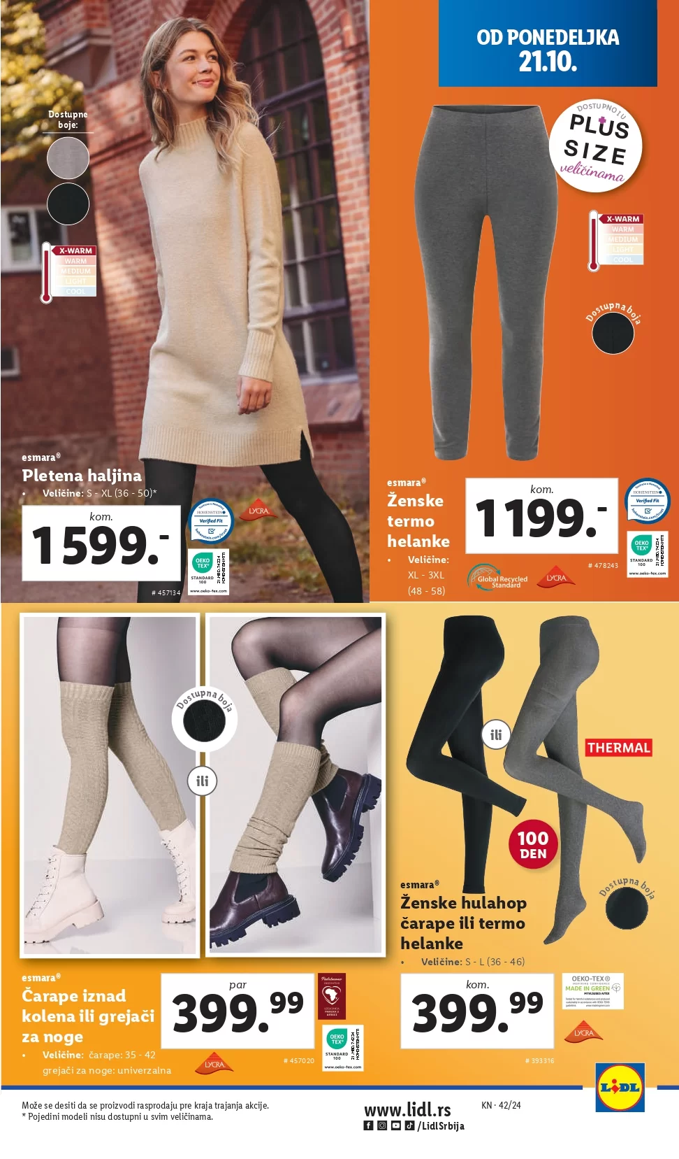 Lidl katalog NEPREHRANA 17-23.10.2024.