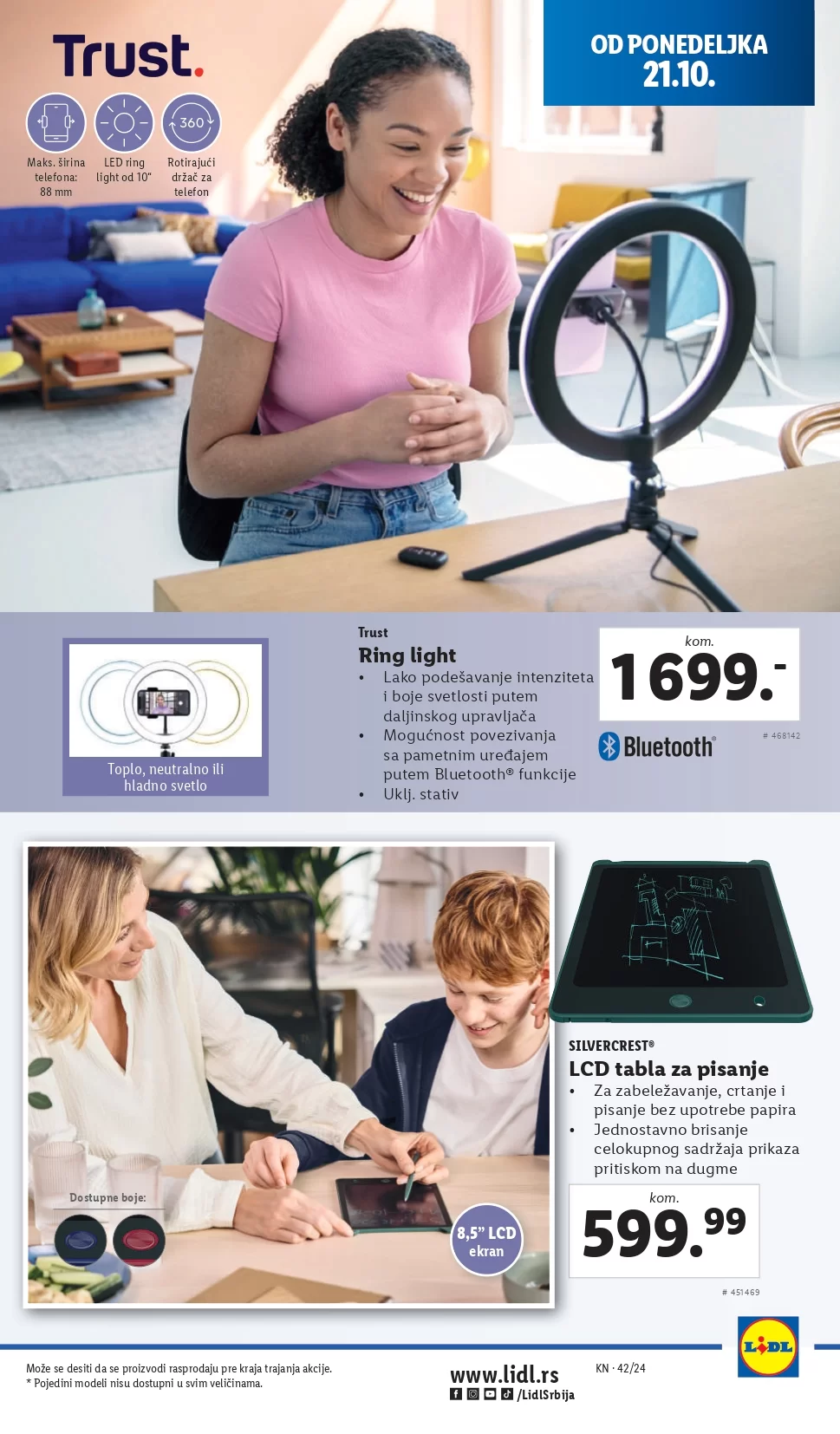 Lidl katalog NEPREHRANA 17-23.10.2024.