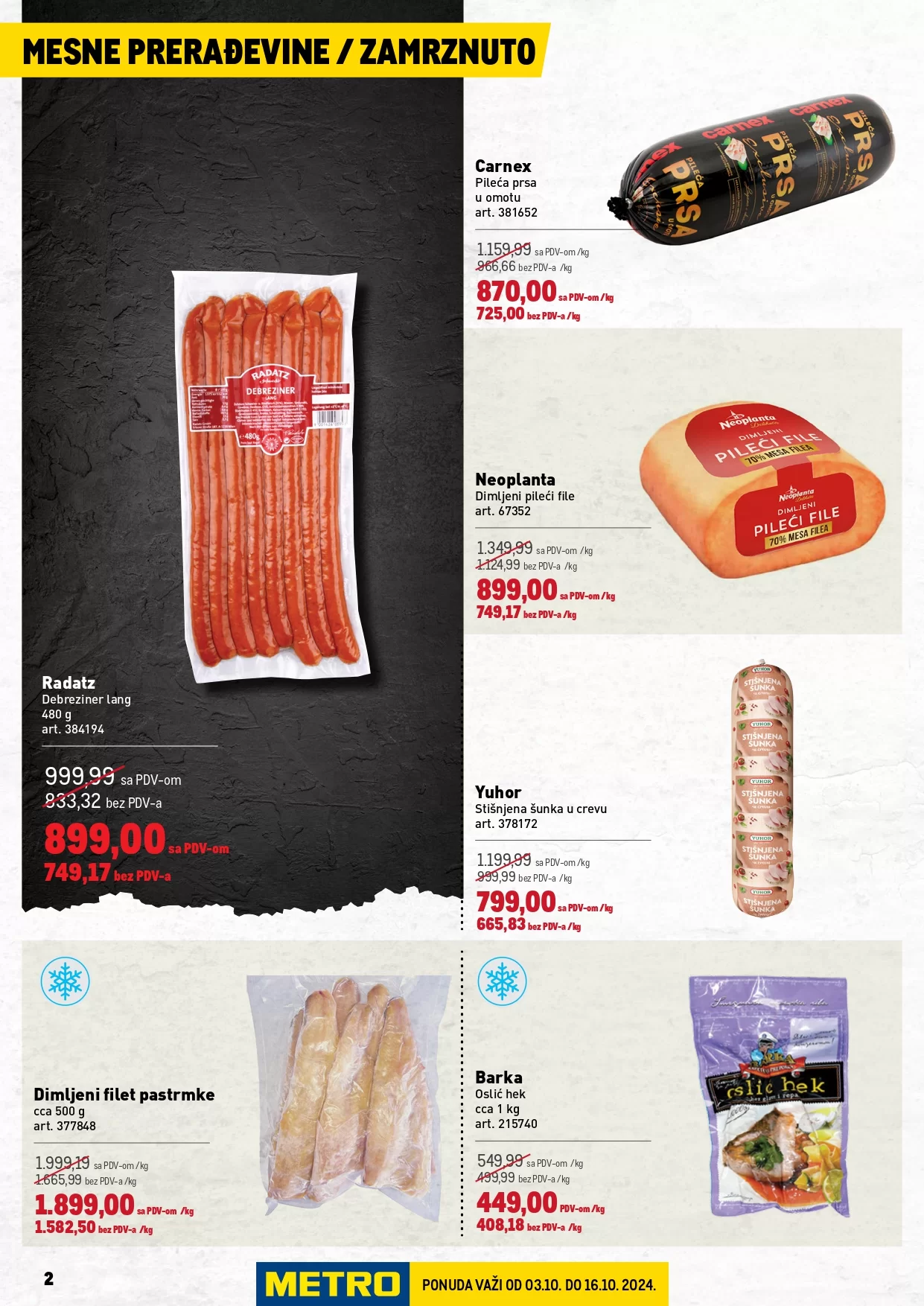 Metro katalog PREHRANA & NEPREHRANA 3-16.10.2024.