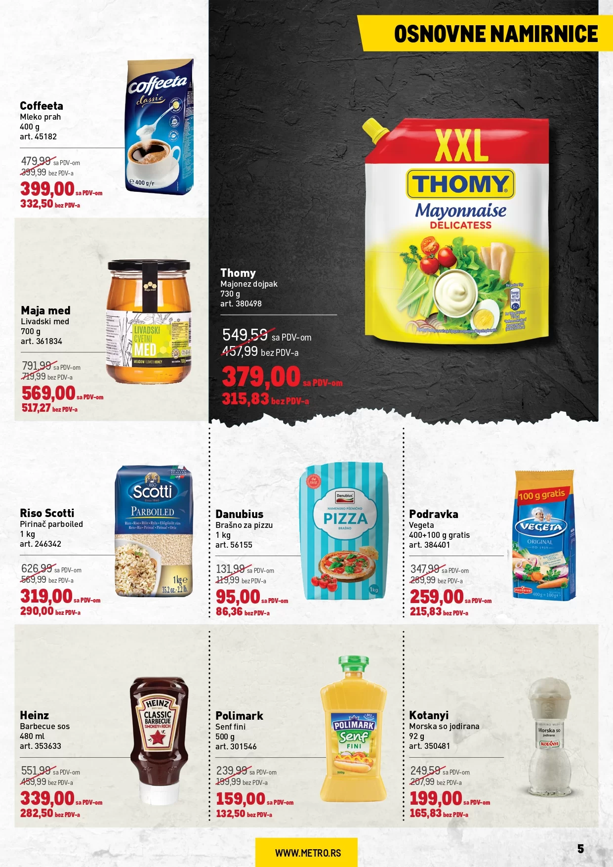 Metro katalog PREHRANA & NEPREHRANA 3-16.10.2024.