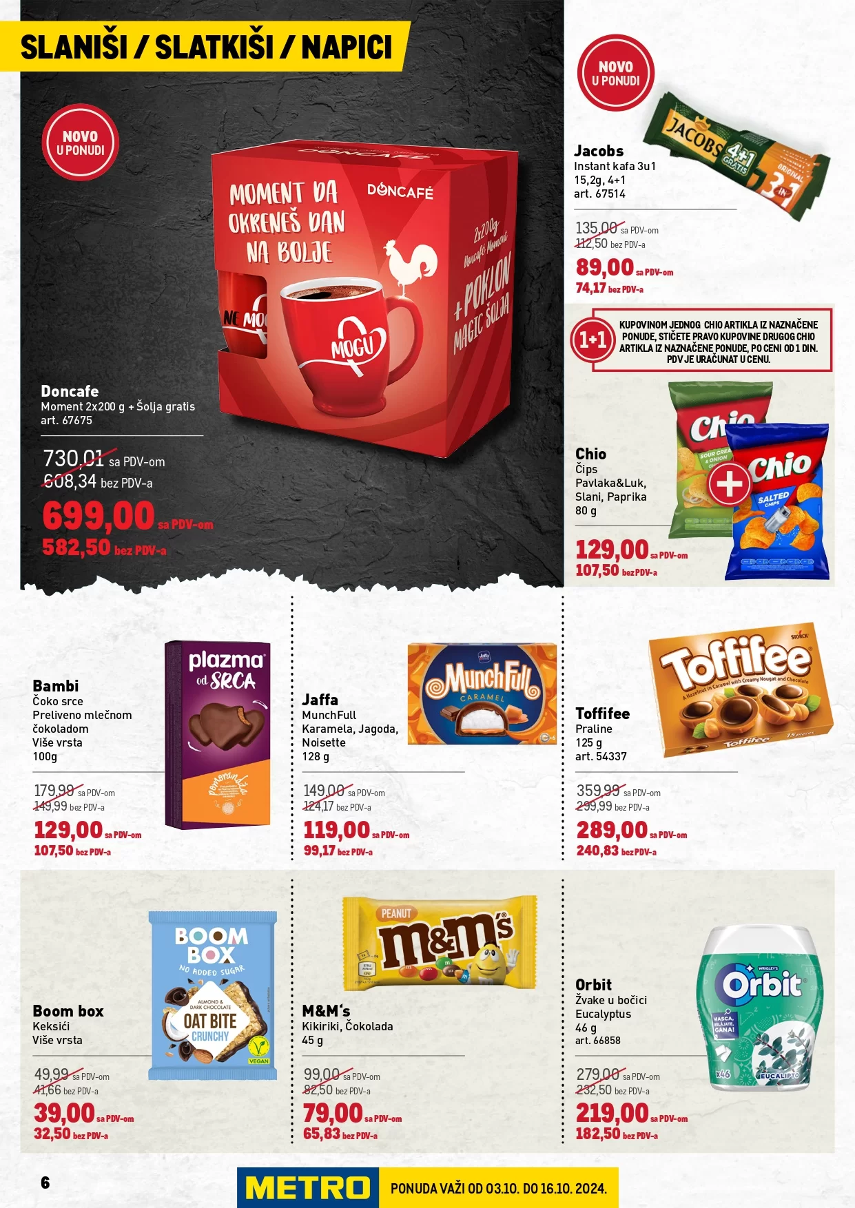 Metro katalog PREHRANA & NEPREHRANA 3-16.10.2024.