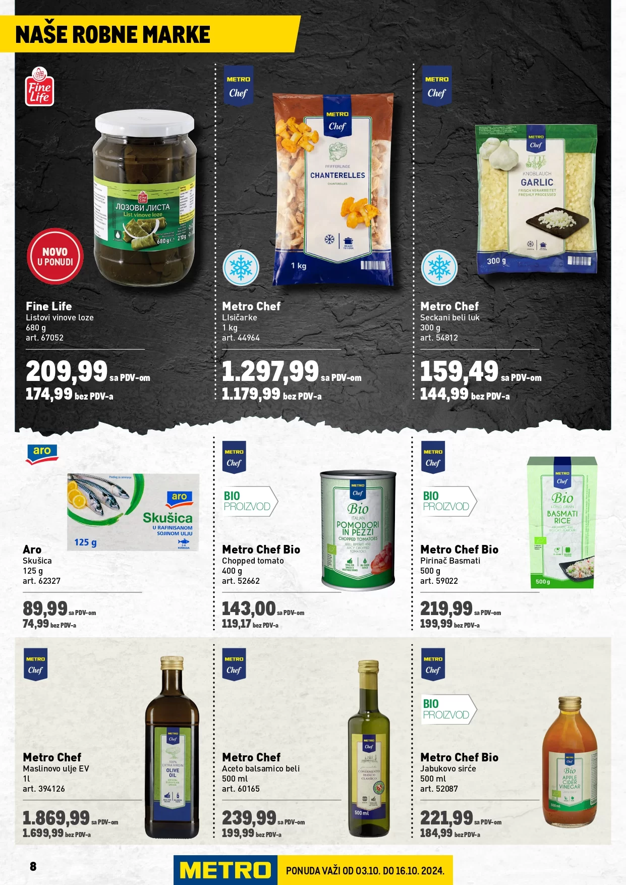 Metro katalog PREHRANA & NEPREHRANA 3-16.10.2024.