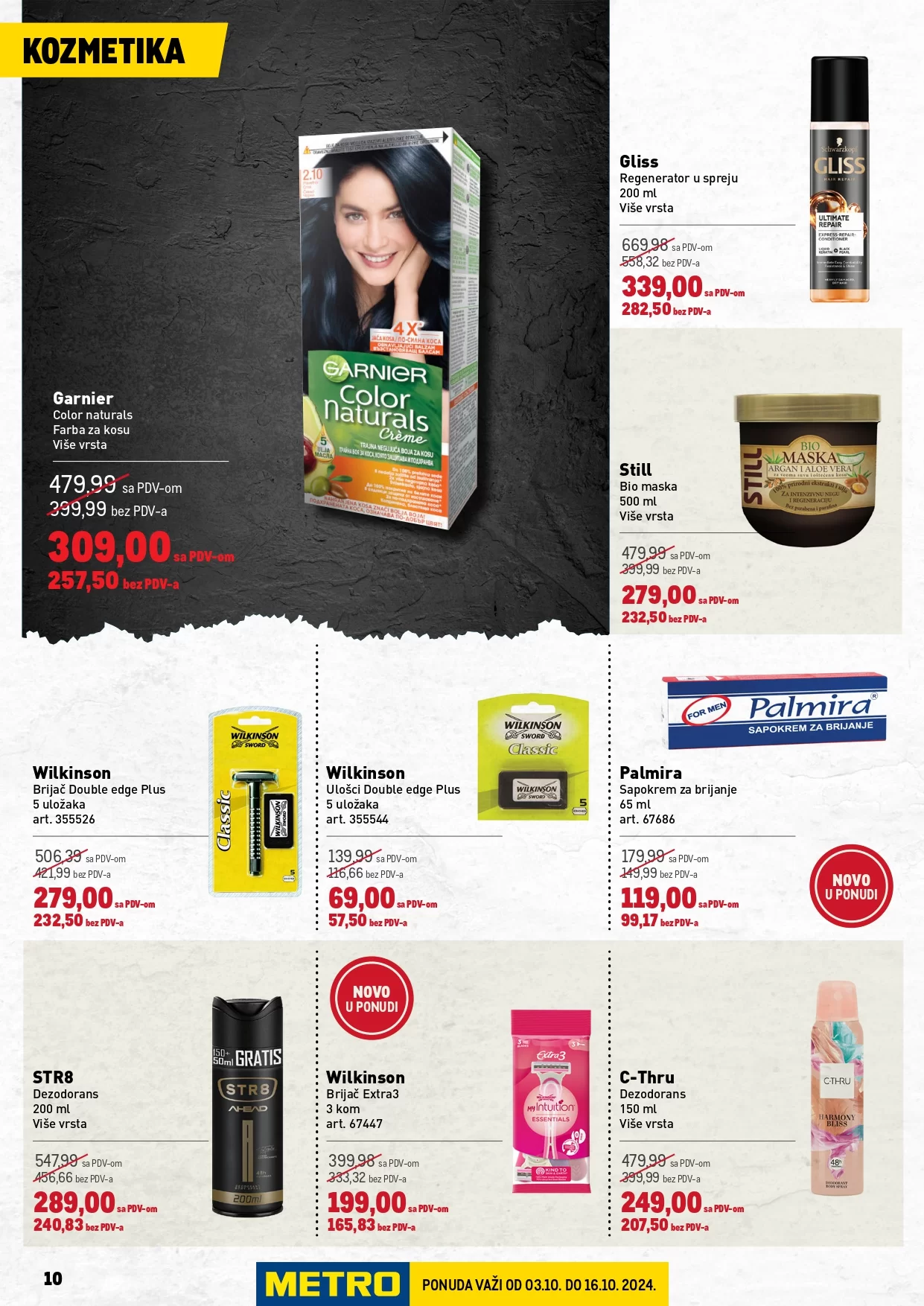 Metro katalog PREHRANA & NEPREHRANA 3-16.10.2024.