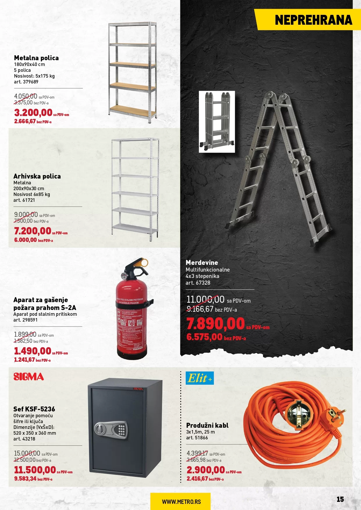 Metro katalog PREHRANA & NEPREHRANA 3-16.10.2024.