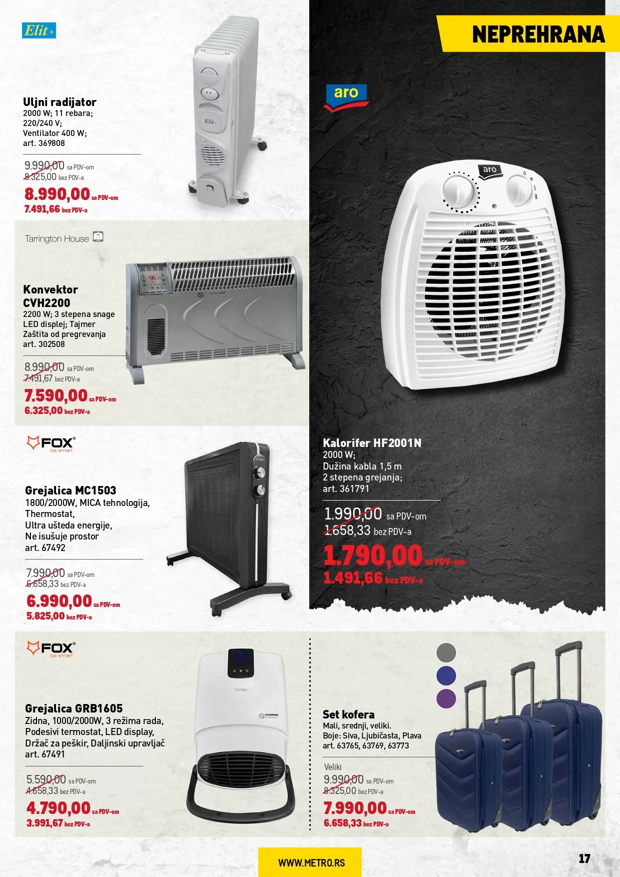Metro katalog PREHRANA & NEPREHRANA 3-16.10.2024.