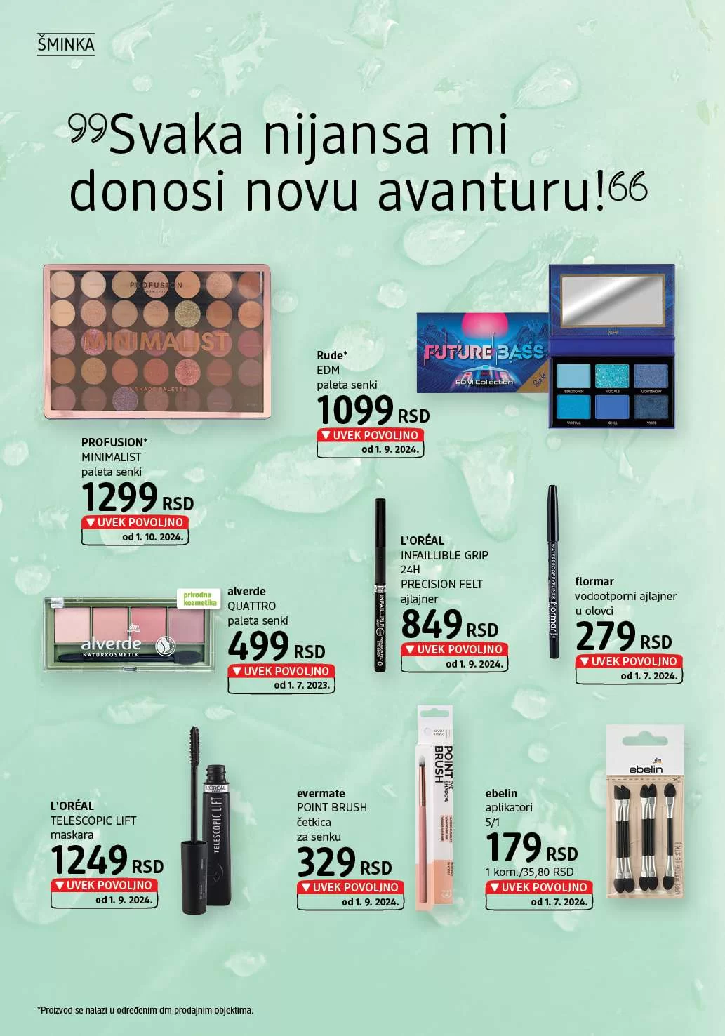 dm Katalog oktobar 2024.
