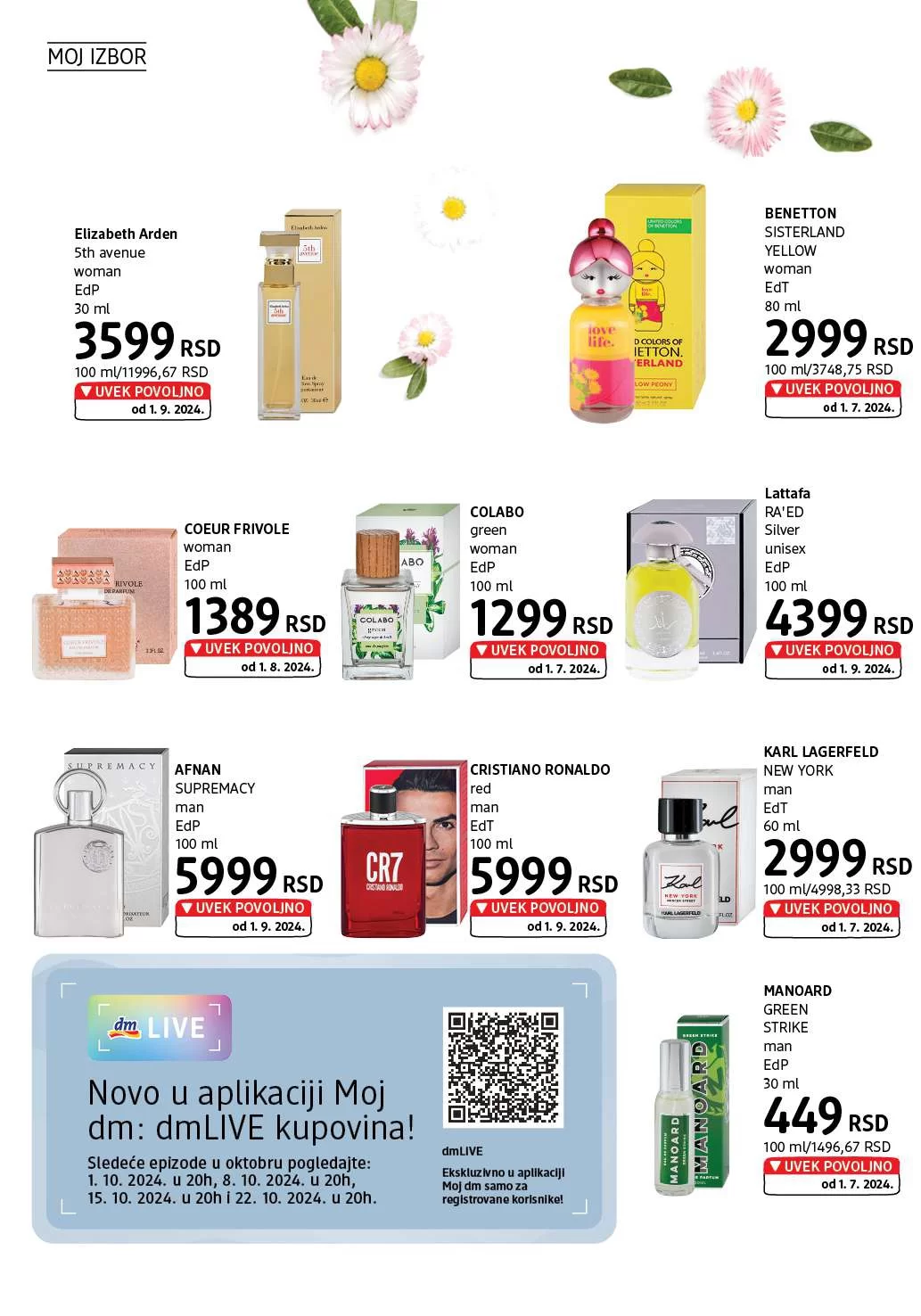dm Katalog oktobar 2024.