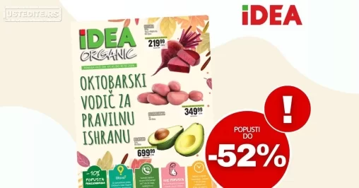 Idea Organic katalog 1-30.10.2024.