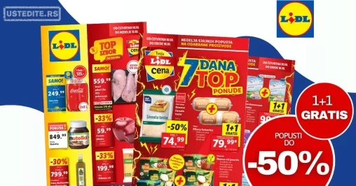 Lidl katalog prehrana 10-16.10.2024.