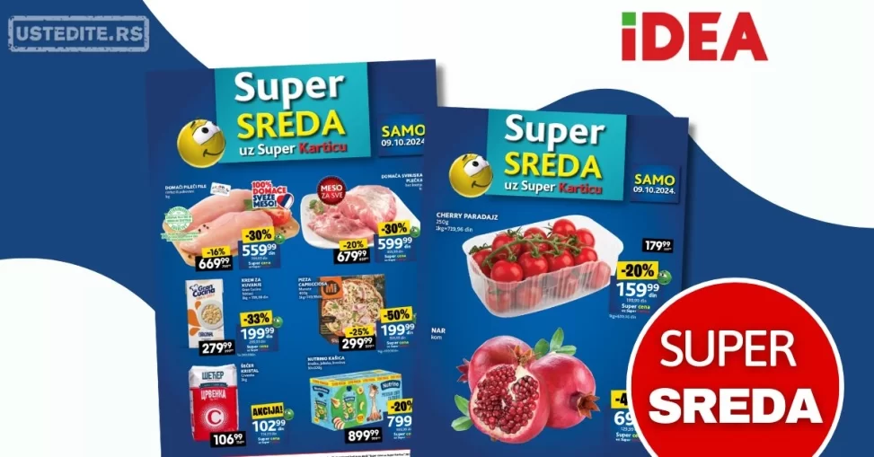 Idea katalog SUPER SREDA 9.10.2024.