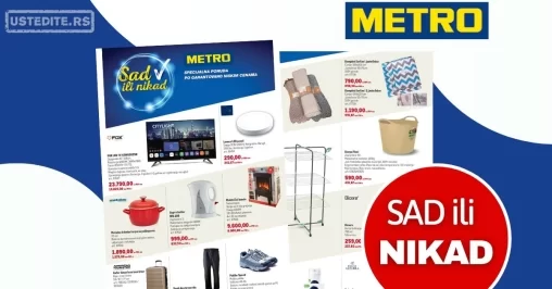 Metro katalog SAD ILI NIKAD 1-31.10.2024.