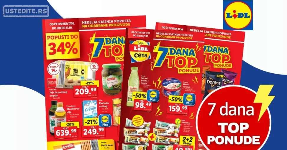 Lidl 7 DANA SUPER CENA 17-23.10.2024.