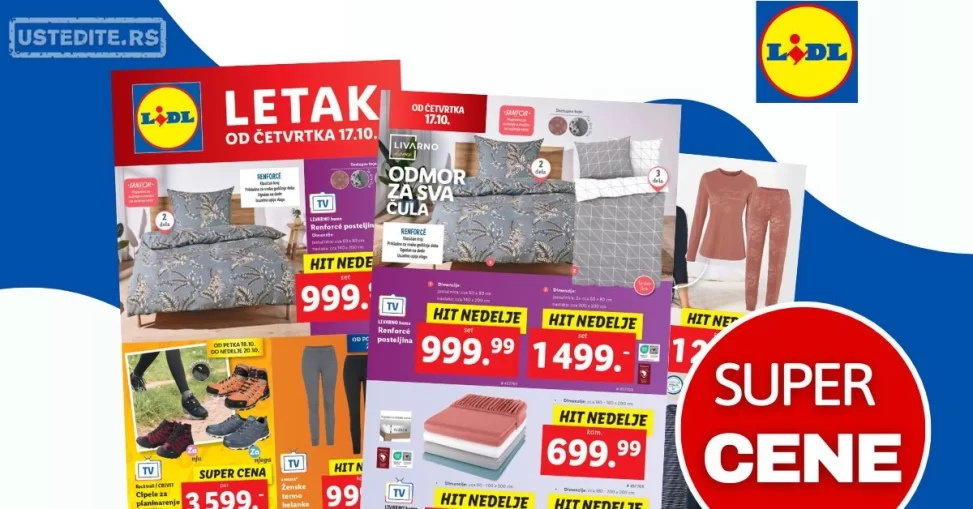 Lidl katalog NEPREHRANA 17-23.10.2024.