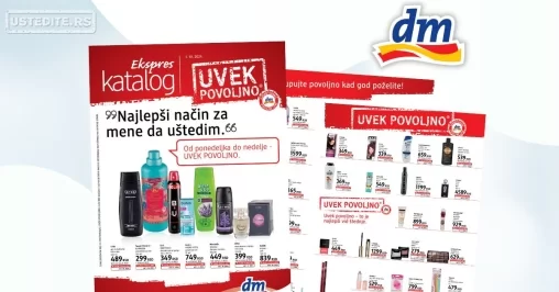 dm Ekspres katalog oktobar 2024.