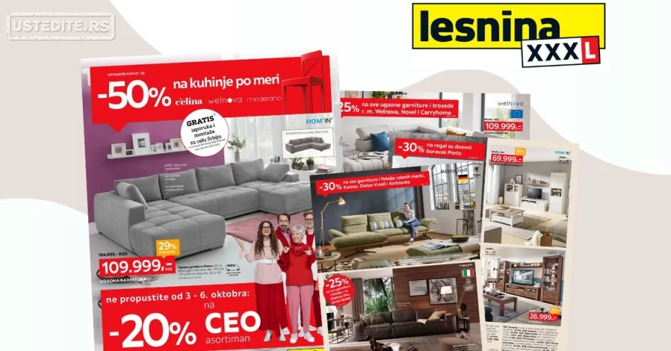 Lesnina XXXL katalog 30.9-27.10.2024.