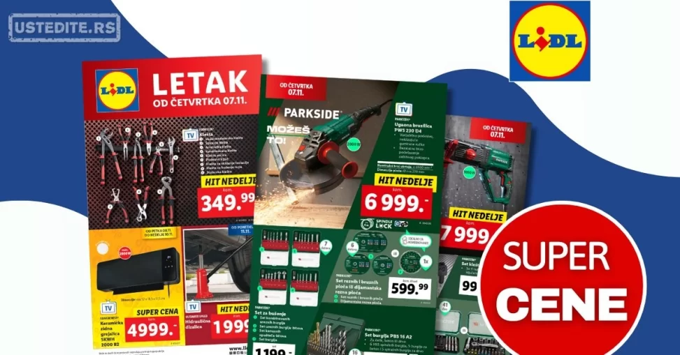 Lidl katalog NEPREHRANA 7-13.11.2024.