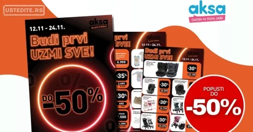 Aksa BLACK FRIDAY 12-24.11.2024.