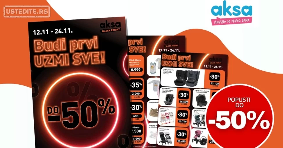Aksa BLACK FRIDAY 12-24.11.2024.