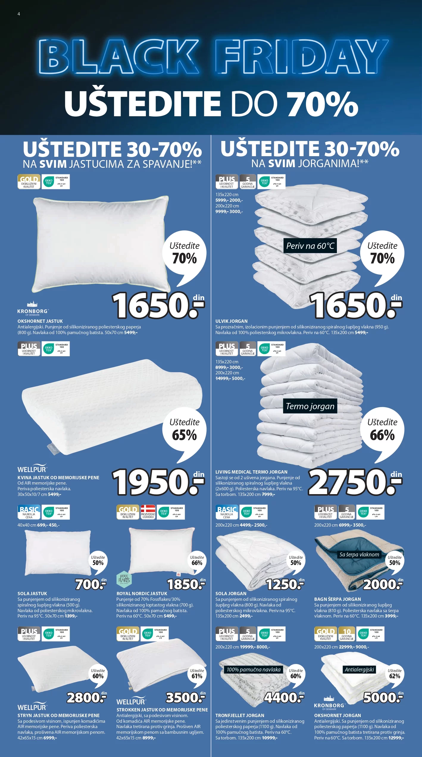 Jysk BLACK FRIDAY 25.11-1.12.2024.