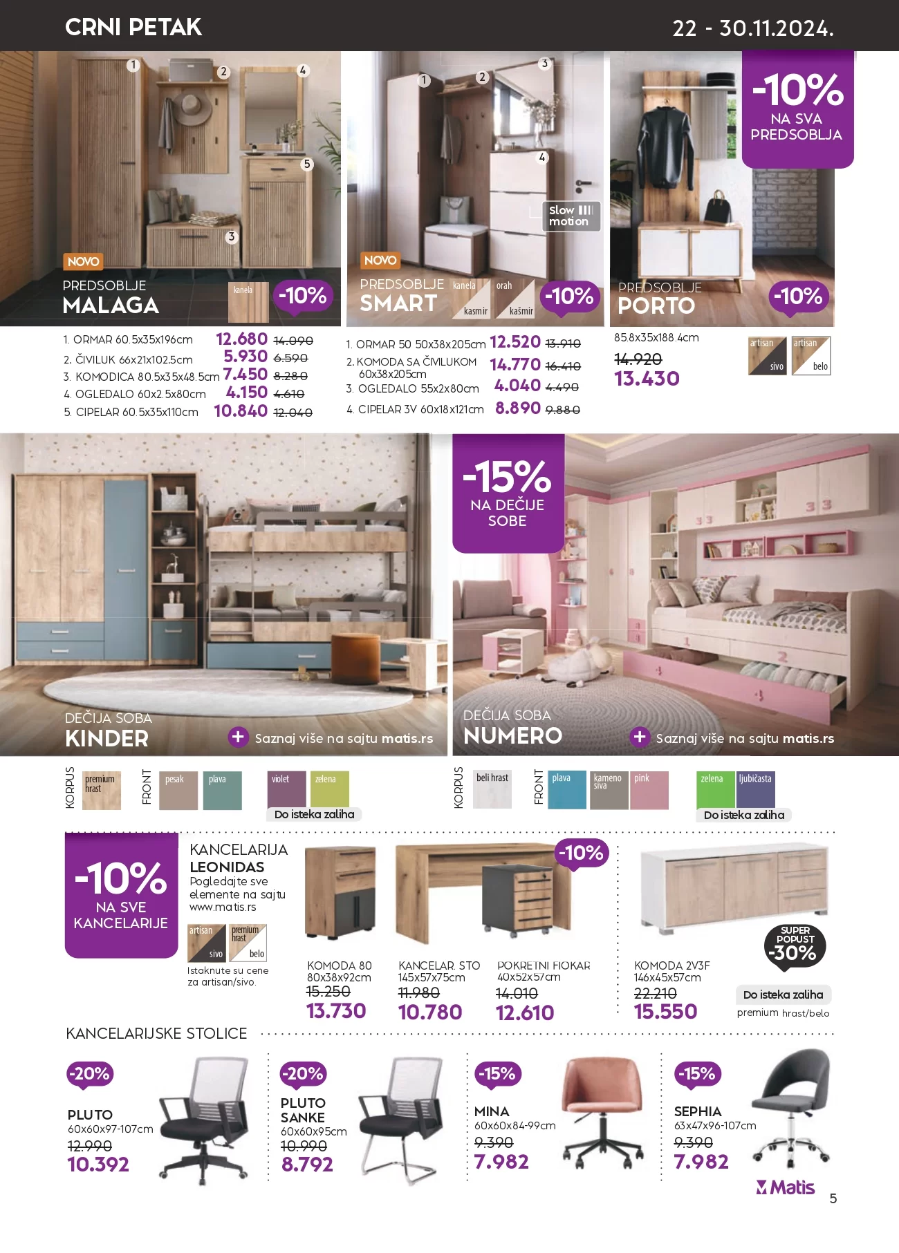 Matis BLACK FRIDAY 22-30.11.2024.