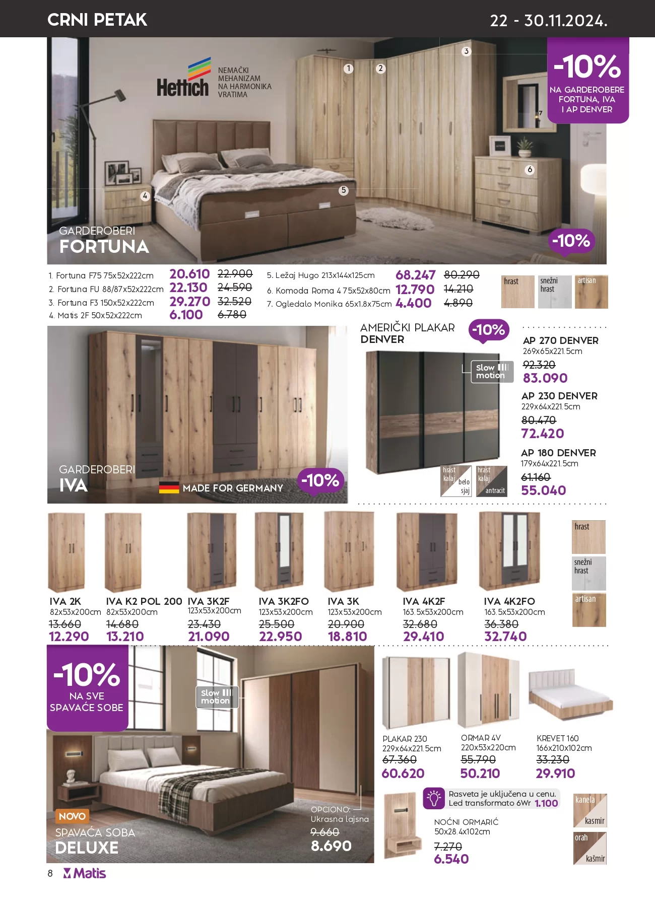 Matis BLACK FRIDAY 22-30.11.2024.