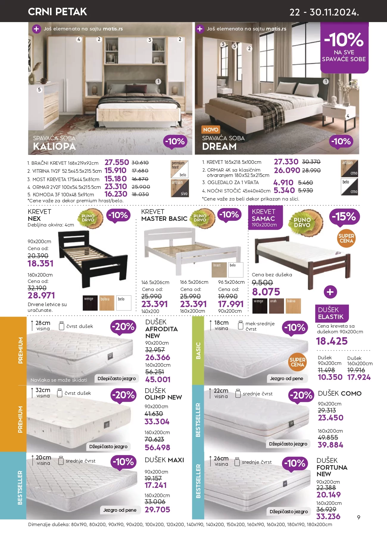 Matis BLACK FRIDAY 22-30.11.2024.