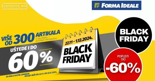 Forma Ideale BLACK FRIDAY 22.11-1.12.2024.