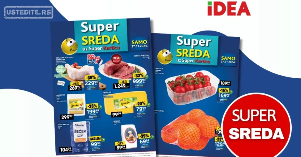 Idea katalog SUPER SREDA 27.11.2024.