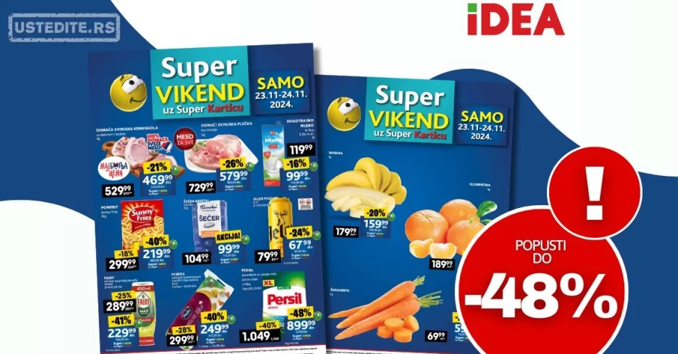 Idea katalog SUPER VIKEND 23-24.11.2024.
