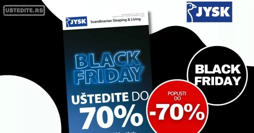 Jysk BLACK FRIDAY 25.11-1.12.2024.