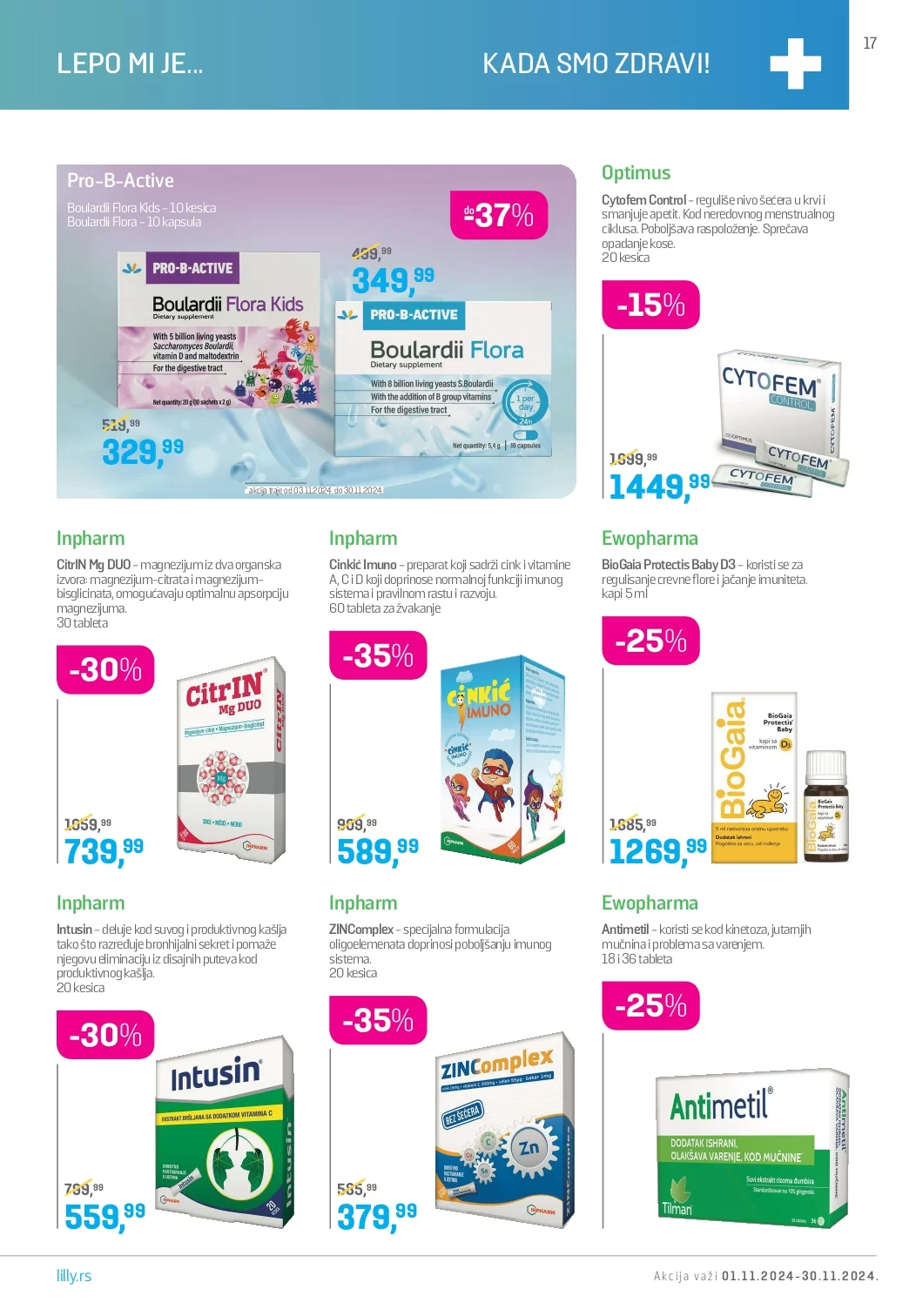 Lilly katalog NOVEMBAR 2024.