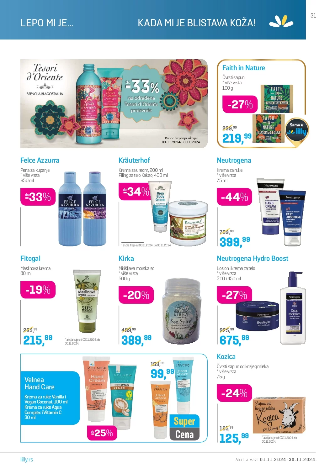 Lilly katalog NOVEMBAR 2024.