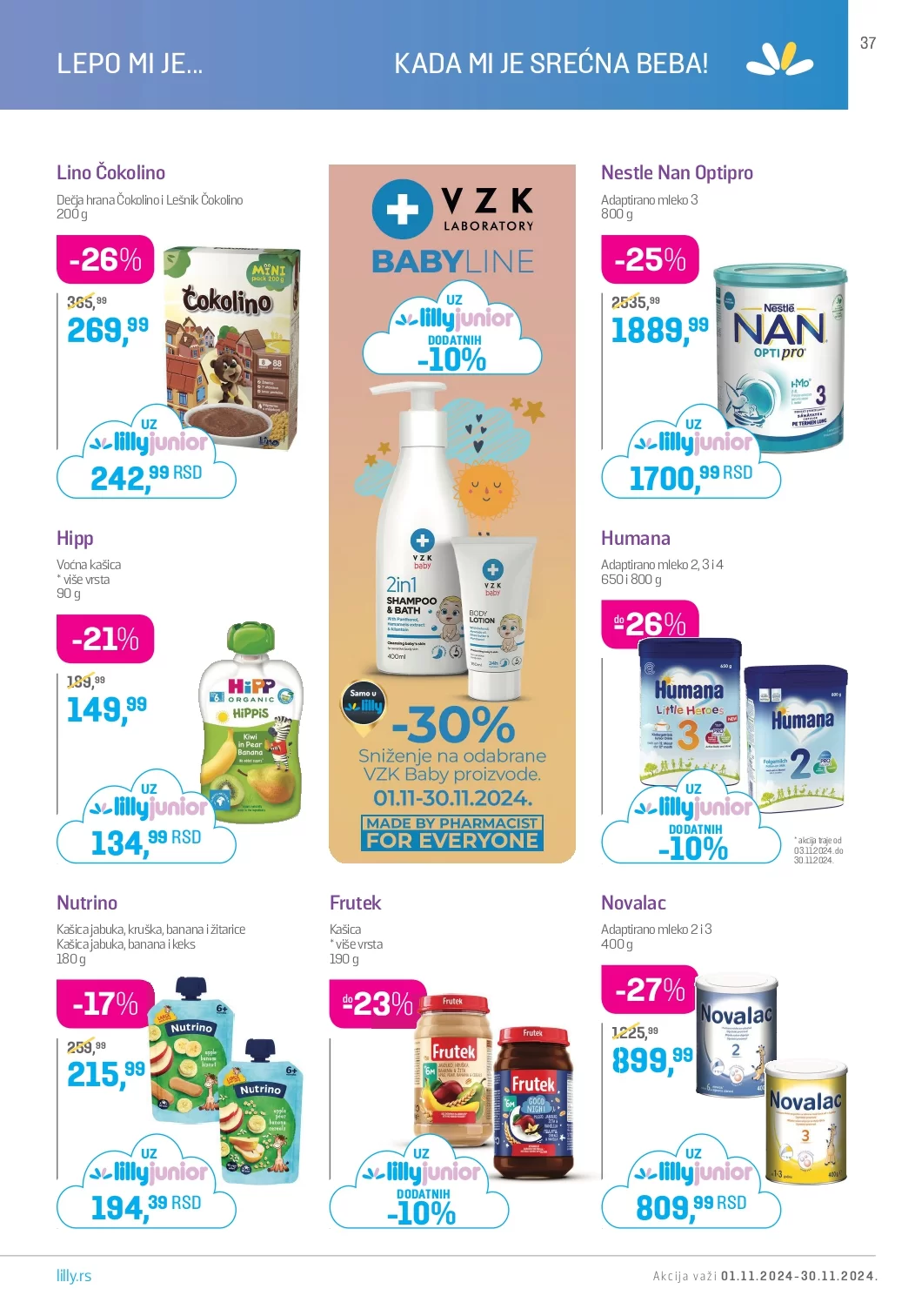 Lilly katalog NOVEMBAR 2024.
