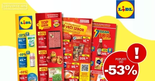 Lidl katalog PREHRANA 21-27.11.2024.
