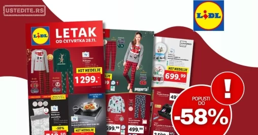 Lidl katalog NEPREHRANA 28.11-4.12.2024.