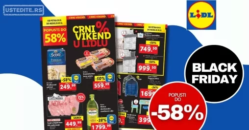 Lidl BLACK FRIDAY 29.11-1.12.2024.