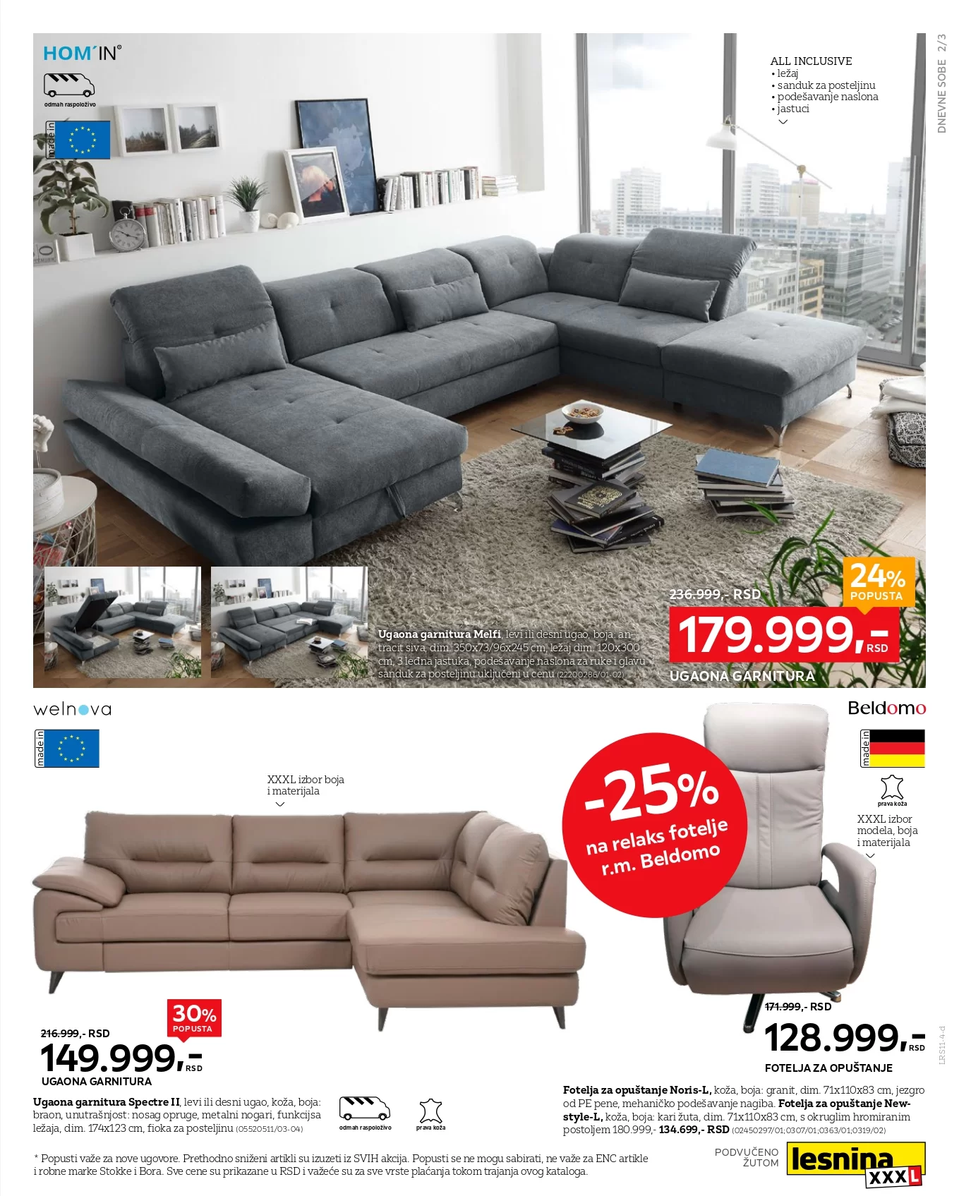 Lesnina XXXL katalog 4.11-1.12.2024.