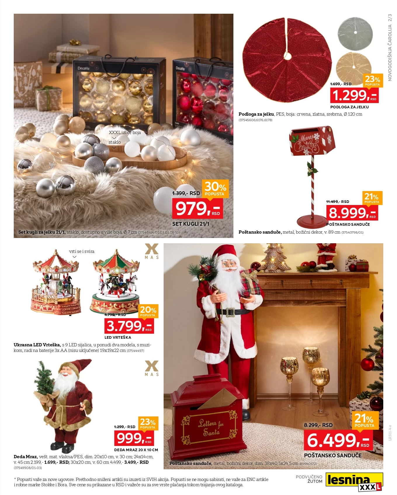 Lesnina XXXL katalog NOVOGODIŠNJI SPECIJAL 18.11-15.12.2024.