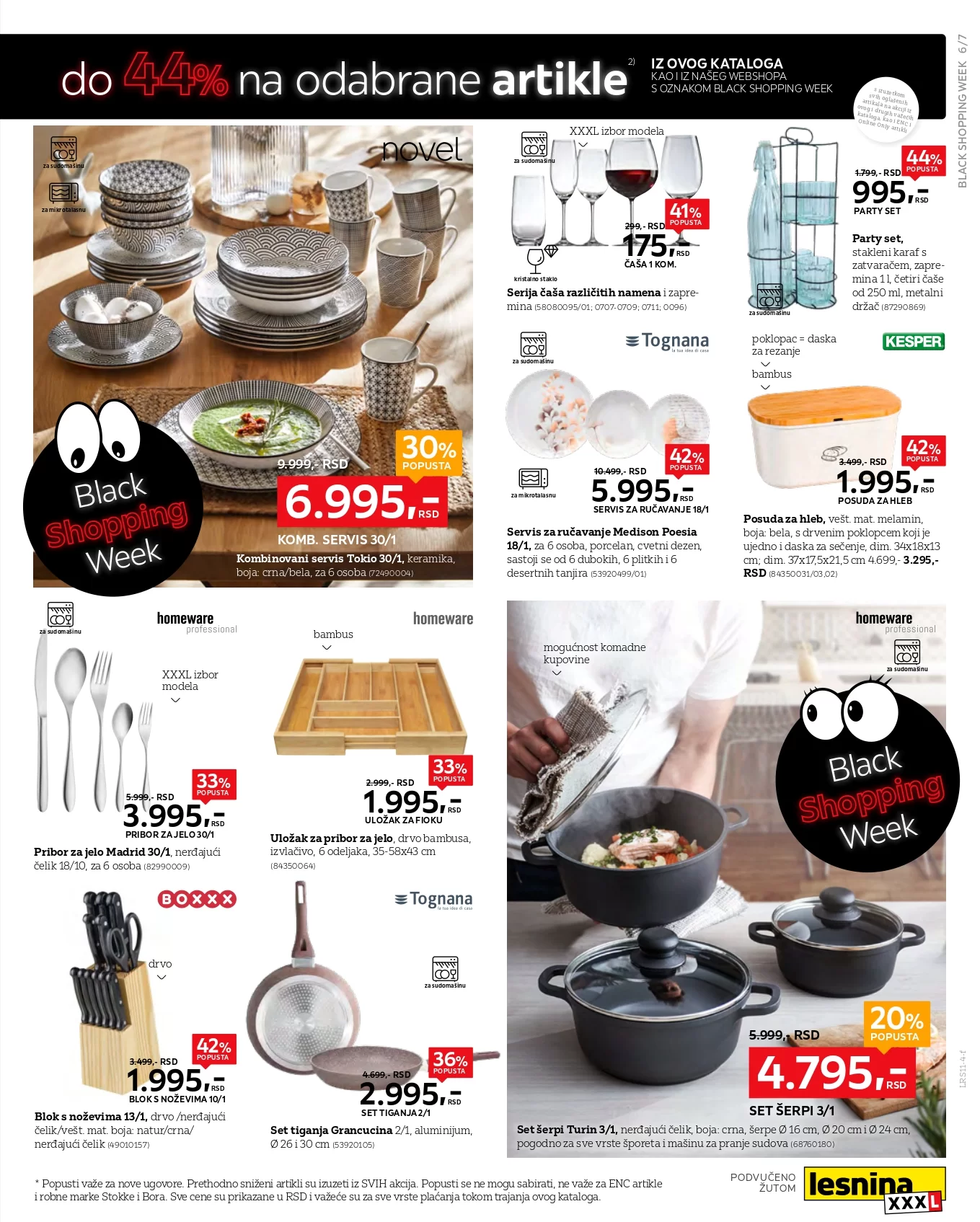 Lesnina XXXL BLACK FRIDAY 25.11-1.12.2024.