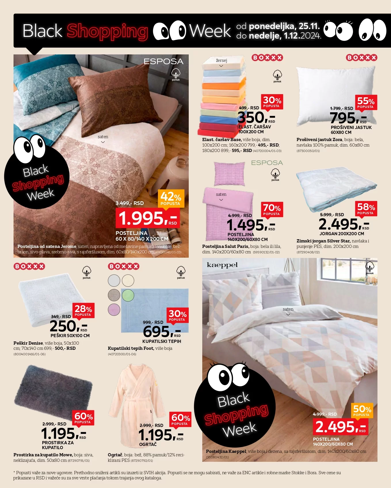 Lesnina XXXL BLACK FRIDAY 25.11-1.12.2024.