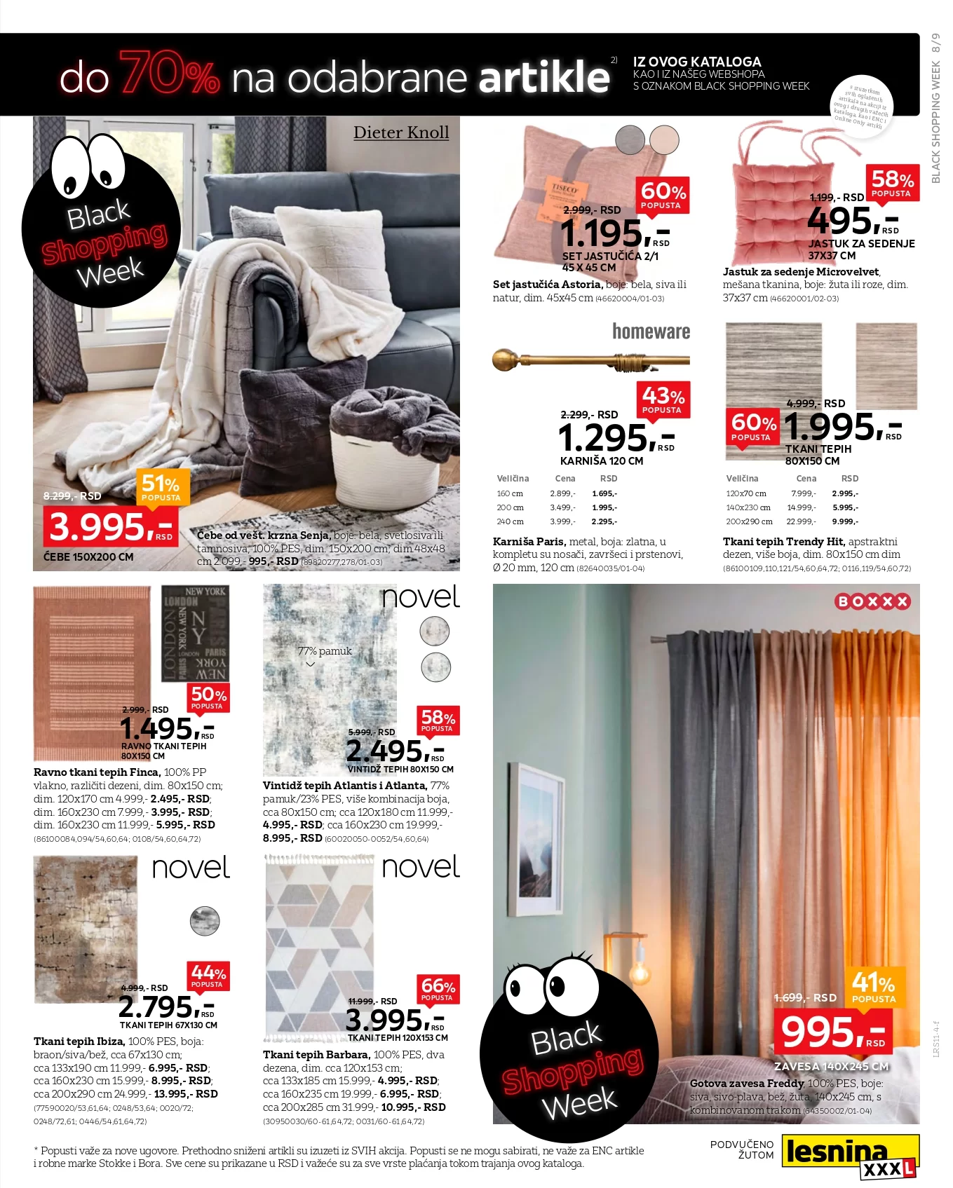 Lesnina XXXL BLACK FRIDAY 25.11-1.12.2024.