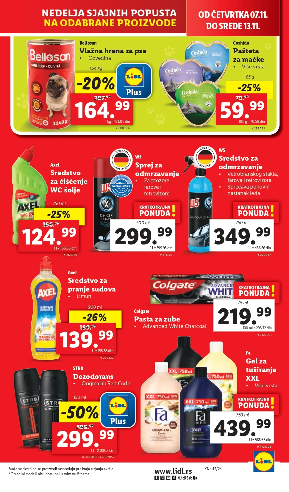 Lidl katalog PREHRANA 7-13.11.2024.
