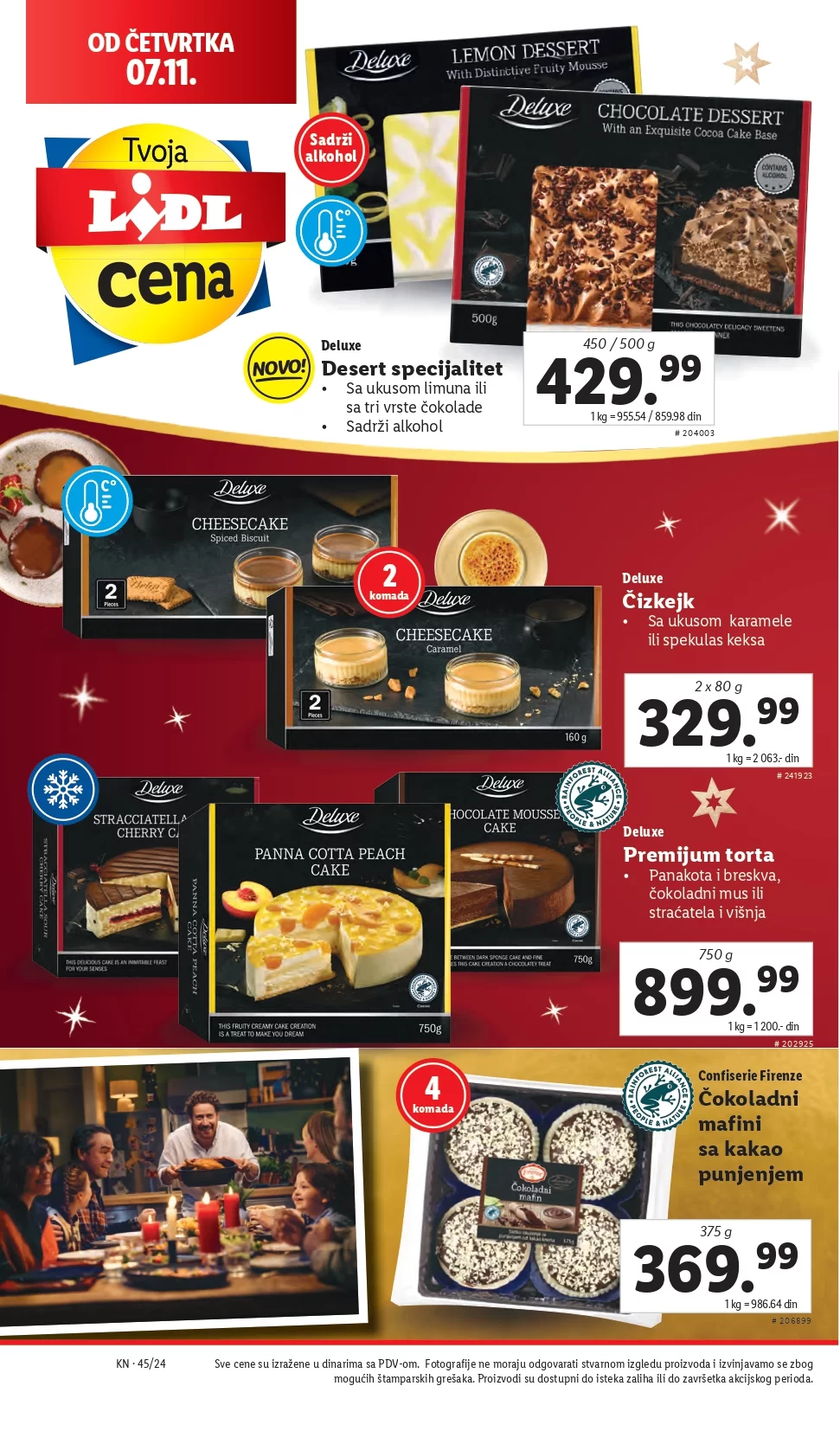 Lidl katalog PREHRANA 7-13.11.2024.