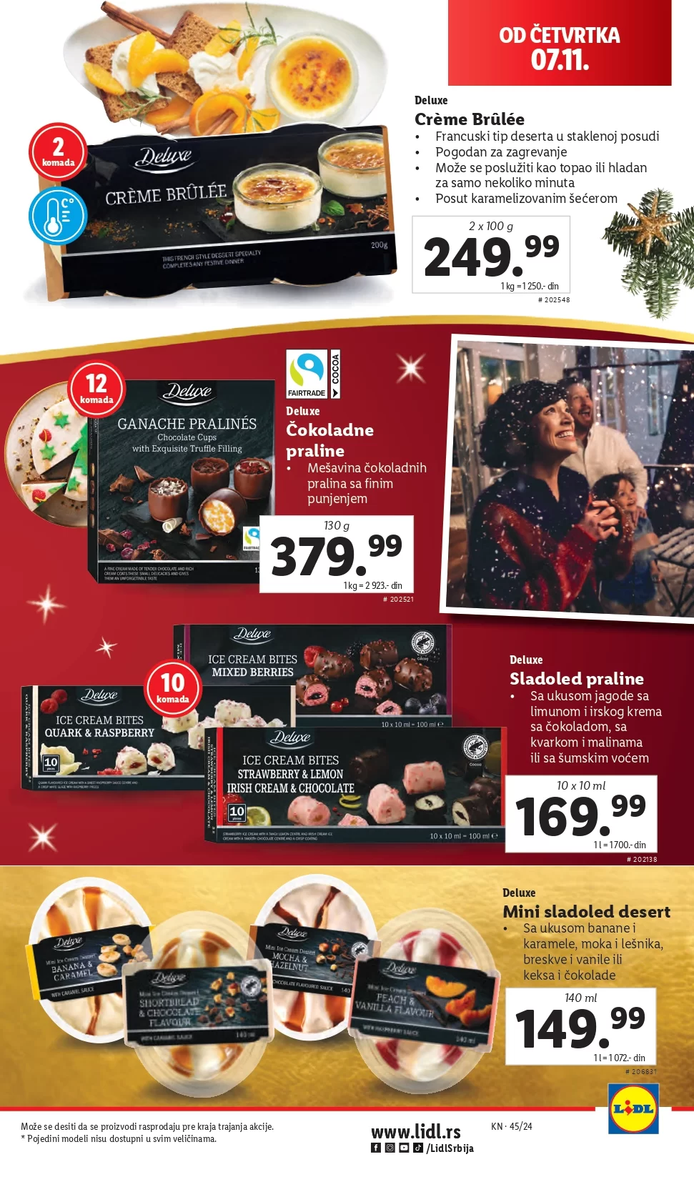 Lidl katalog PREHRANA 7-13.11.2024.