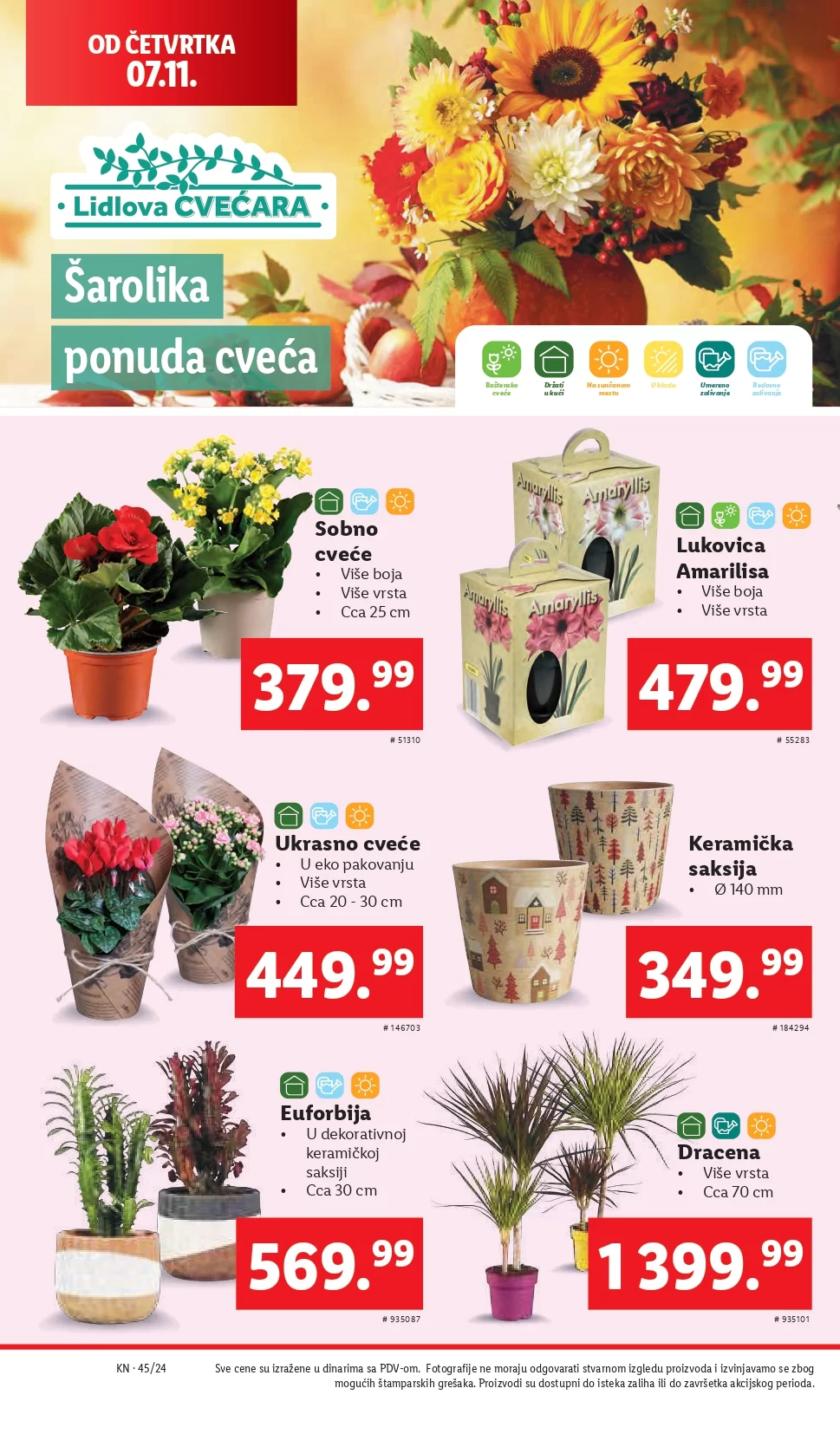 Lidl katalog PREHRANA 7-13.11.2024.