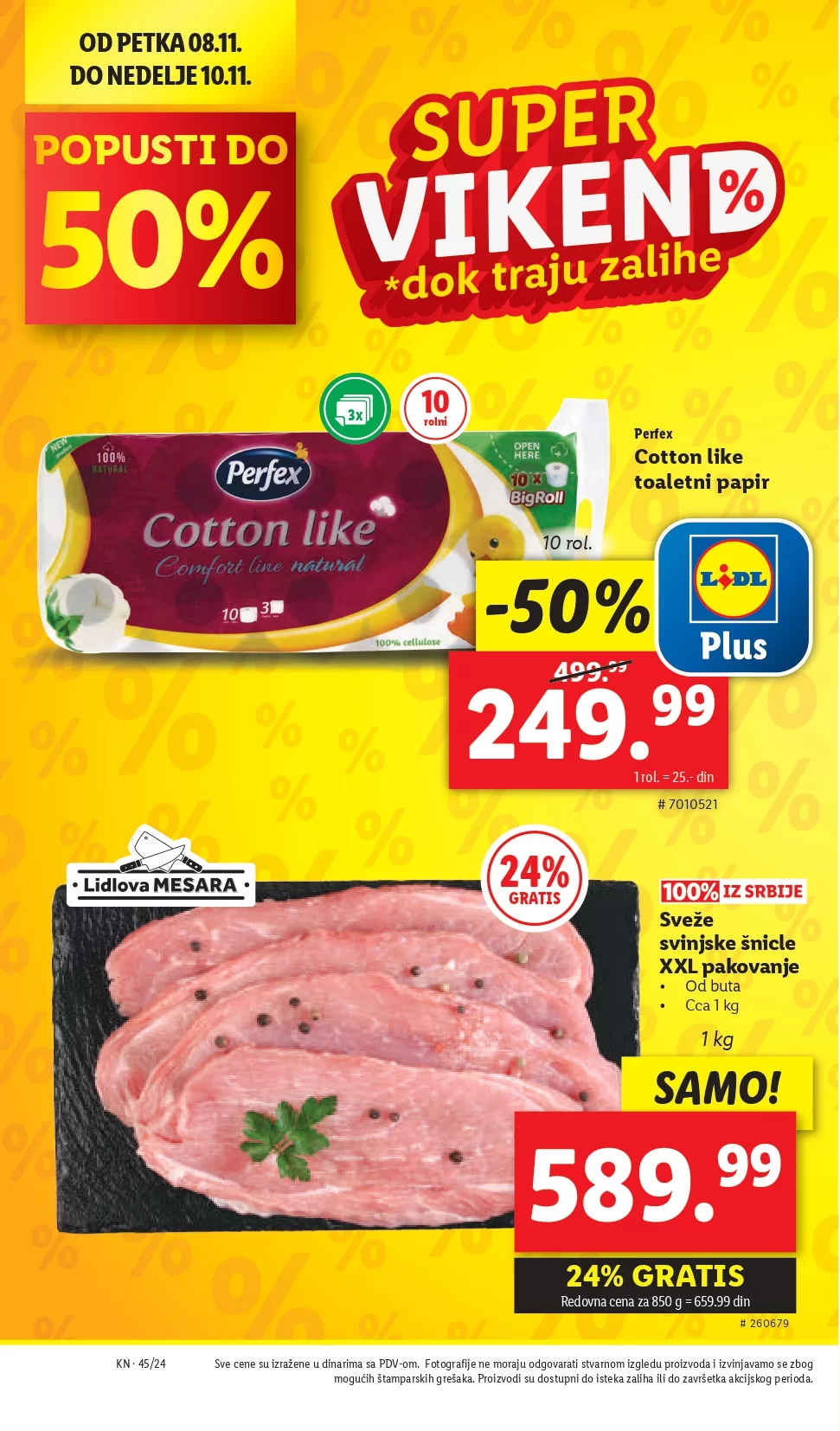 Lidl katalog PREHRANA 7-13.11.2024.