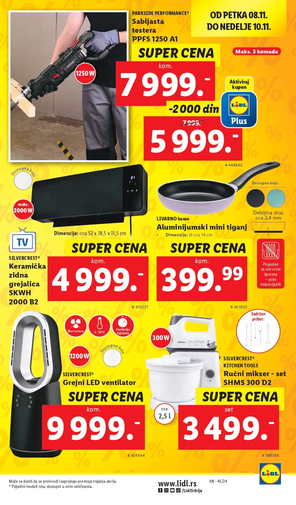 Lidl katalog PREHRANA 7-13.11.2024.